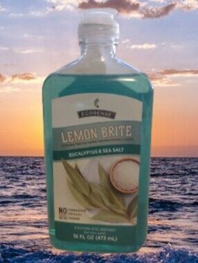 EcoSense Lemon Brite Concentrated Hand Dishwashing Liquid- Eucalyptus & Sea Salt